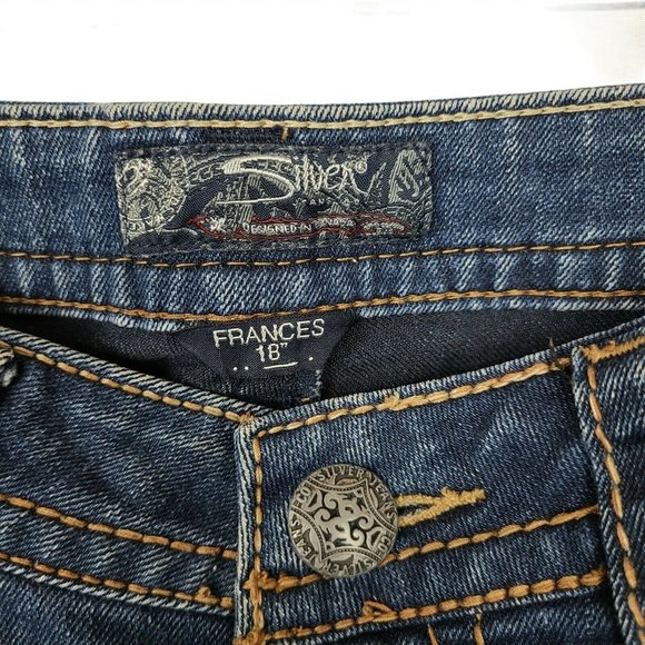 Silver Women's Bootcut Jeans Size 28x33 Distressed - Picture 4 of 12